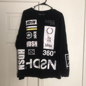 Hudson brand long sleeve T